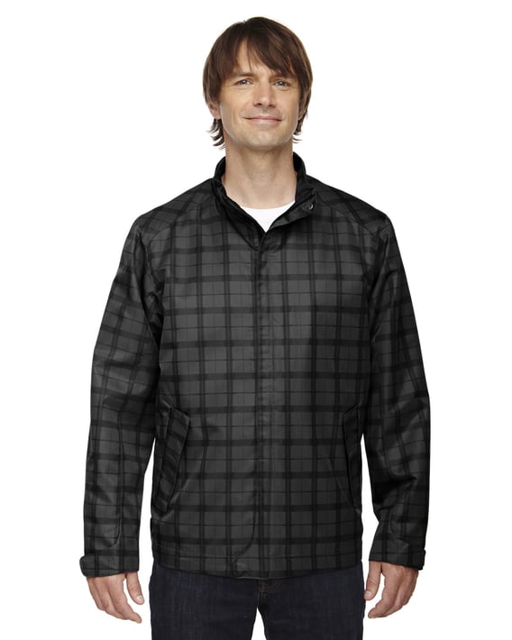 Front view of Men’s Locale Lightweight City Plaid Jacket