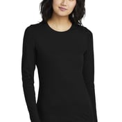 Front view of Women’s Perfect Blend&reg; CVC Long Sleeve Tee