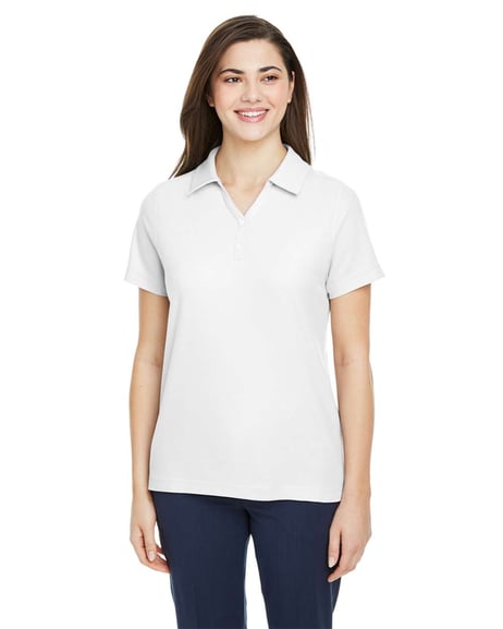 Front view of Women's Fusion ChromaSoft™ Pique Polo