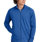 Front view of Sport-Wick&reg; Stretch Full-Zip Cadet Jacket