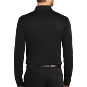 Back view of Silk Touch Performance Long Sleeve Polo