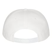 Back view of Five-Panel Cotton Twill Snapback Cap