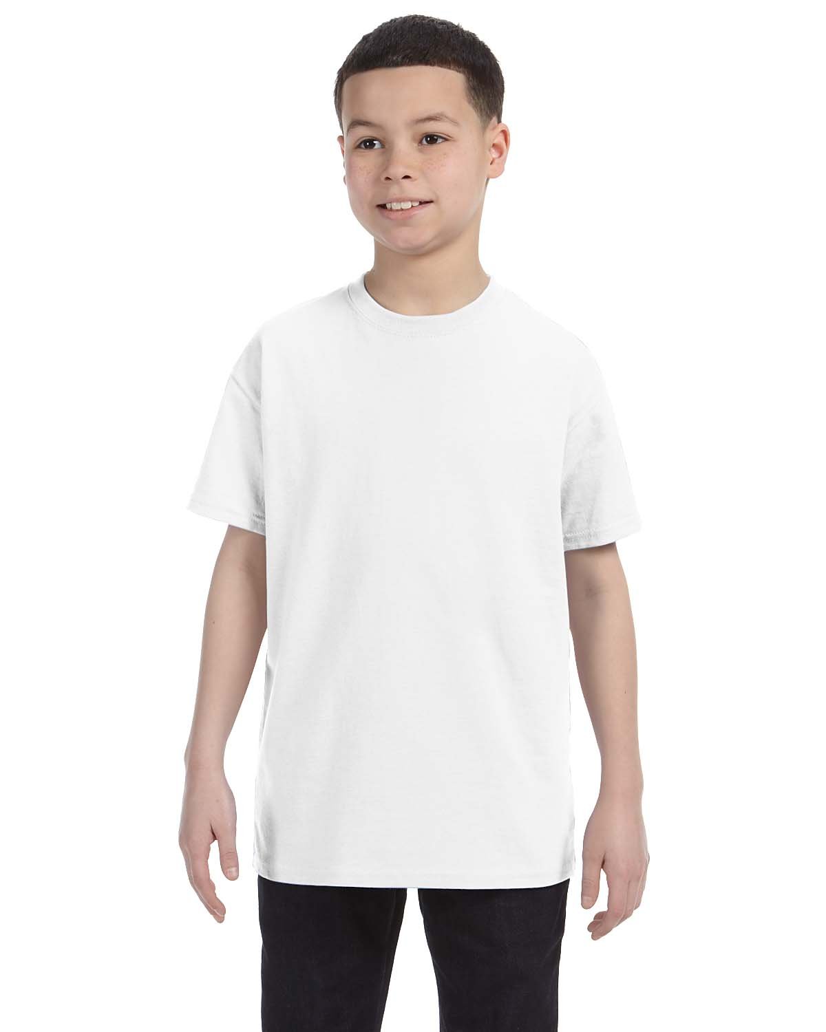 Front view of Youth Heavy Cotton™ T-Shirt