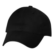 Front view of Heavy Brushed Twill Unstructured Cap