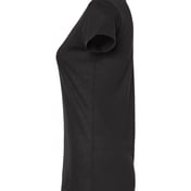 Side view of Women’s Poly-Rich V-Neck T-Shirt