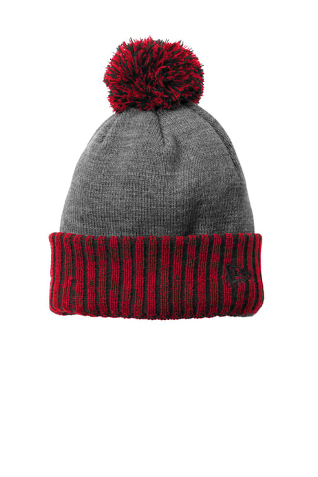 Front view of Colorblock Cuffed Beanie