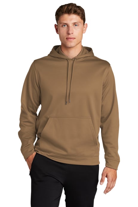 Front view of Sport-Wick&reg; Fleece Hooded Pullover