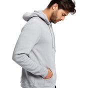 Side view of Unisex Heavyweight Loop Terry Full-Zip Hooded Sweatshirt