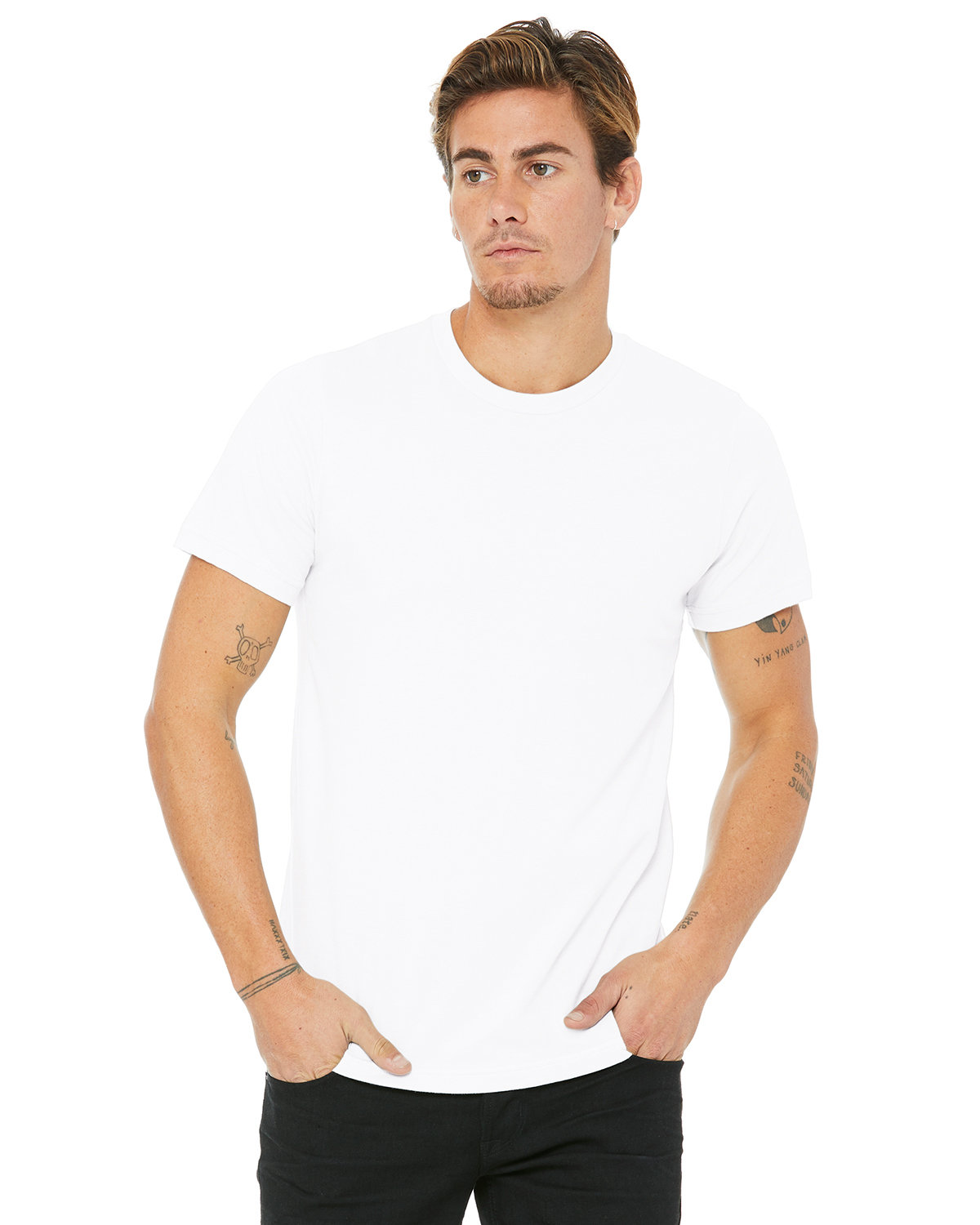 Front view of Unisex Made In The USA Jersey T-Shirt