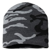Front view of USA-Made Camo Beanie