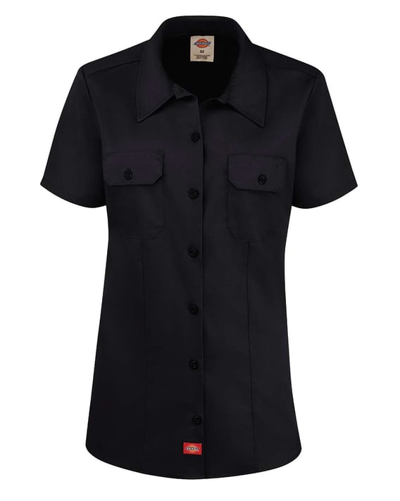 Front view of Women’s Short Sleeve Work Shirt