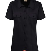 Front view of Women’s Short Sleeve Work Shirt