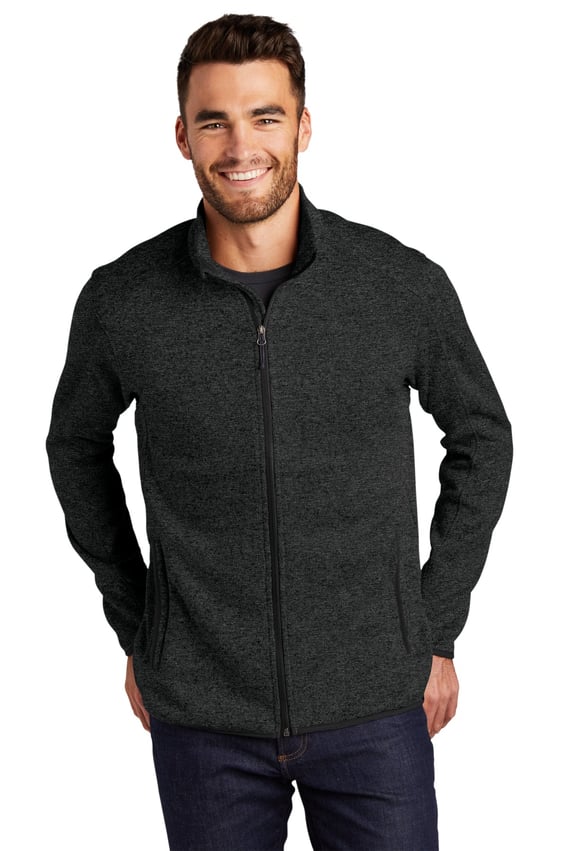 Front view of Sweater Fleece Jacket