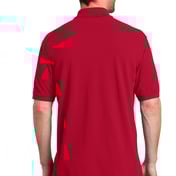 Back view of EZCotton® Polo