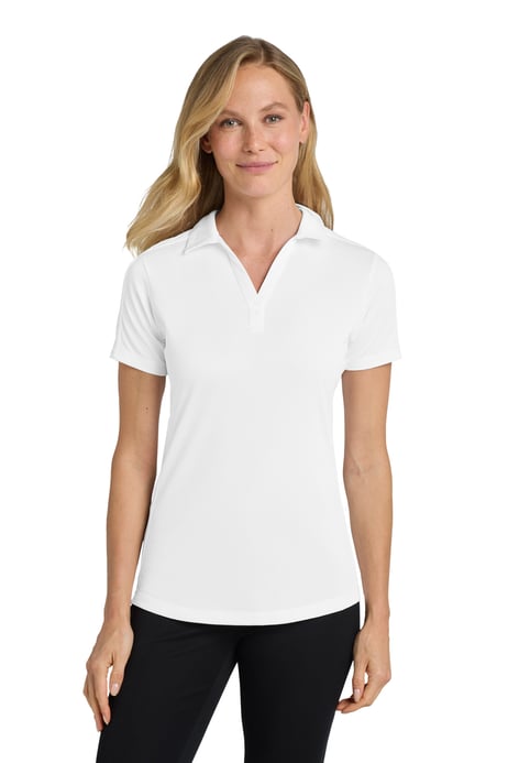 Front view of Women's Diamond Jacquard Polo