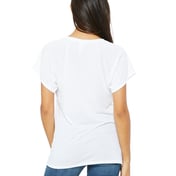 Back view of Ladies’ Flowy Raglan T-Shirt