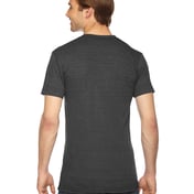 Back view of Unisex Triblend USA Made Short-Sleeve Track T-Shirt