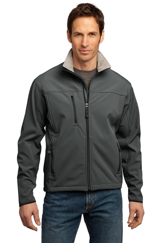 Front view of Tall Glacier&reg; Soft Shell Jacket
