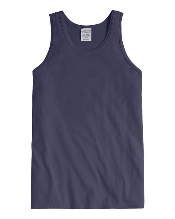 Front view of Garment-Dyed Unisex Tank Top