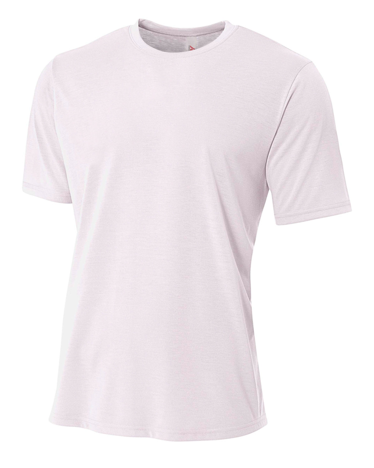 Front view of Men’s Shorts Sleeve Spun Poly T-Shirt