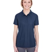 Front view of Ladies’ Cool & Dry Box Jacquard Performance Polo