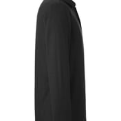 Side view of Fusion ChromaSoft™ Long Sleeve Pique Polo