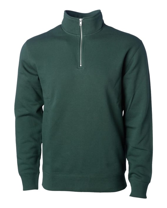 Front view of Midweight Quarter-Zip Pullover