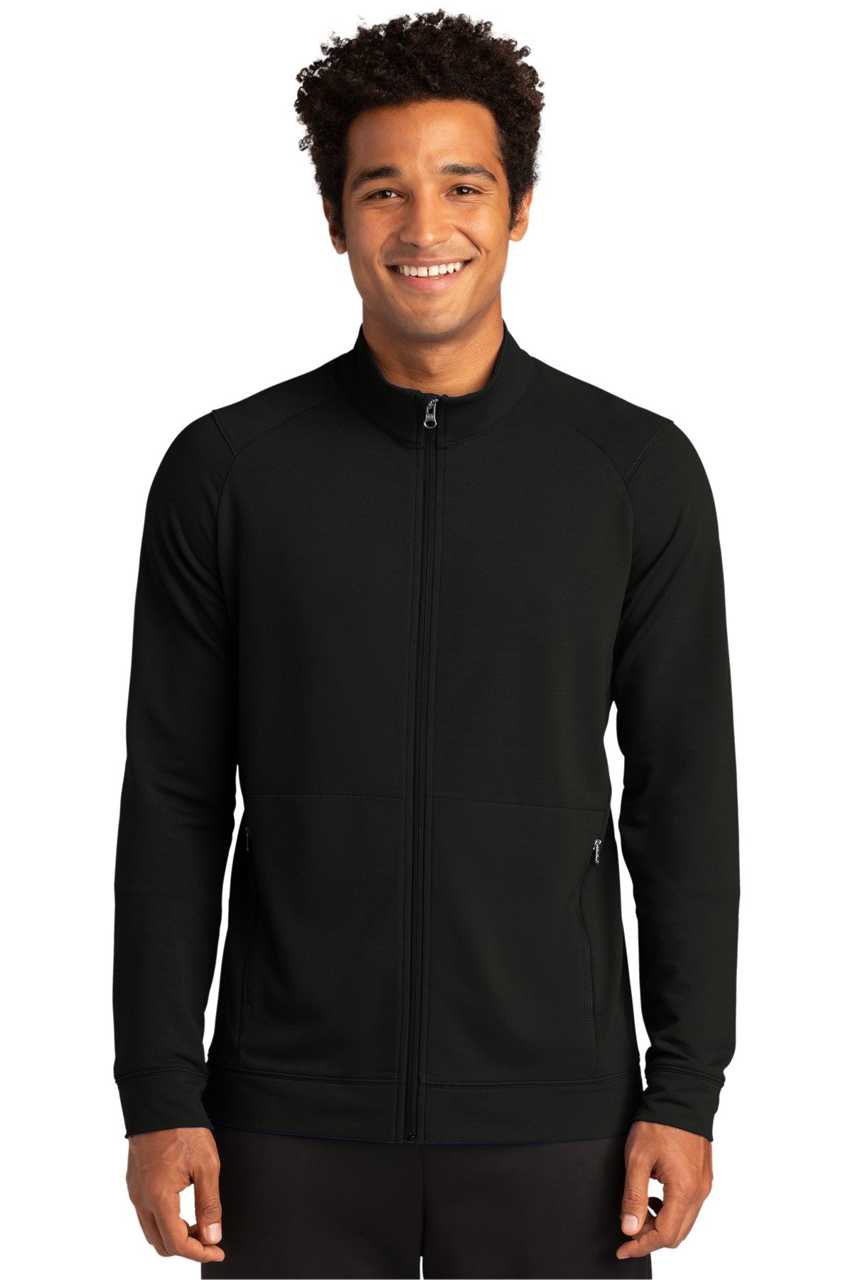 Front view of Sport-Wick® Flex Fleece Full-Zip