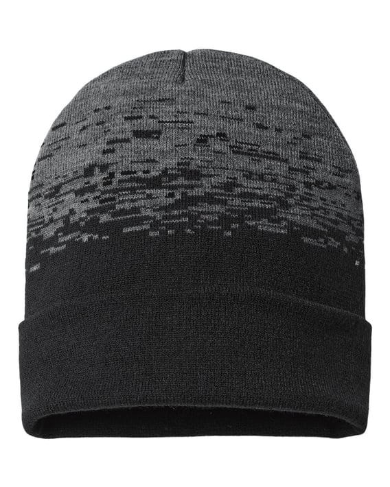 Front view of USA-Made Static Cuffed Beanie