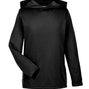 Front view of Youth Zone Performance Hooded T-Shirt