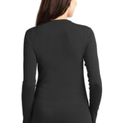 Back view of Women’s Concept Stretch Button-Front Cardigan