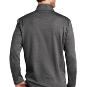 Back view of Collective Striated Fleece Jacket