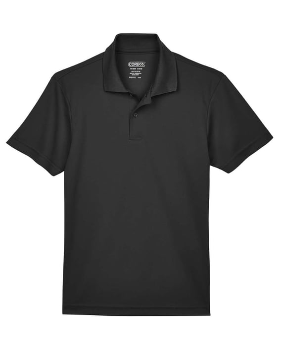 Front view of Youth Origin Performance Piquéé Polo