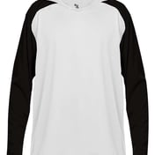 Front view of Breakout Youth Hooded T-Shirt