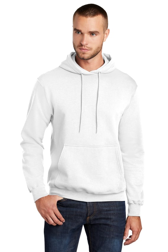 Front view of Tall Core Fleece Pullover Hooded Sweatshirt