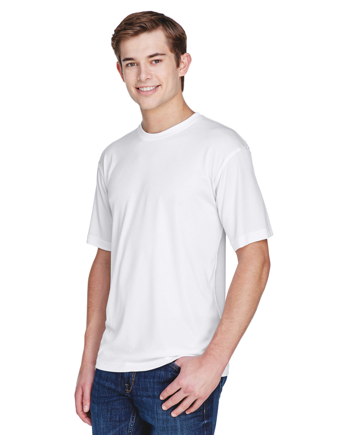 Front view of Men’s Cool & Dry Basic Performance T-Shirt