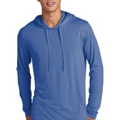 Front view of PosiCharge &reg; Tri-Blend Wicking Long Sleeve Hoodie