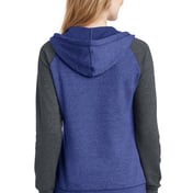 Back view of Women’s Lightweight Fleece Raglan Hoodie