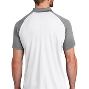 Back view of Dry Raglan Polo
