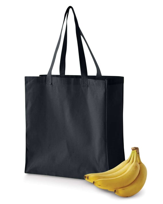Front view of Canvas Grocery Tote