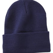 Front view of Sherpa Lined 12″ Cuffed Beanie