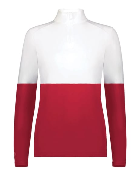 Front view of Women's Momentum Team Quarter-Zip Pullover