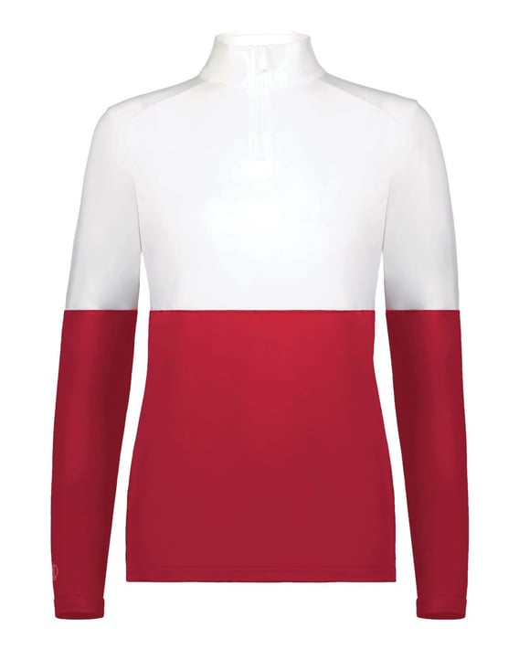 Front view of Women’s Momentum Team Quarter-Zip Pullover