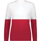 Front view of Women’s Momentum Team Quarter-Zip Pullover