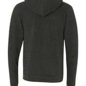 Back view of Triblend Sponge Fleece Full-Zip Hoodie