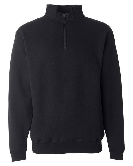 Front view of Heavyweight Fleece Quarter-Zip Sweatshirt