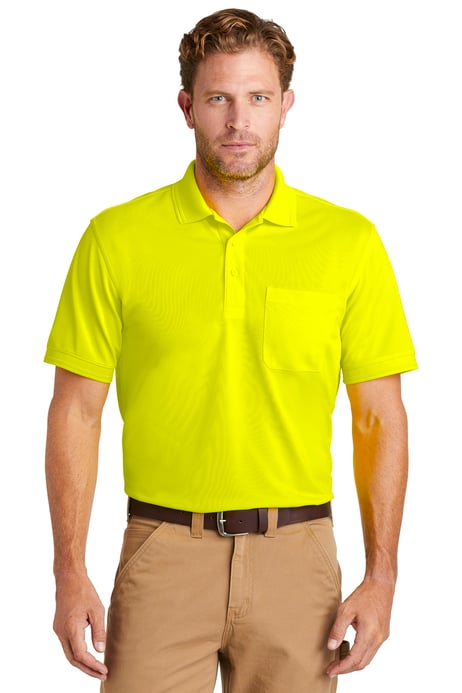Front view of Industrial Snag-Proof Pique Pocket Polo