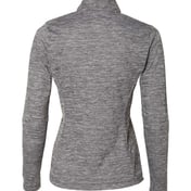 Back view of Women’s Striated Quarter-Zip Pullover