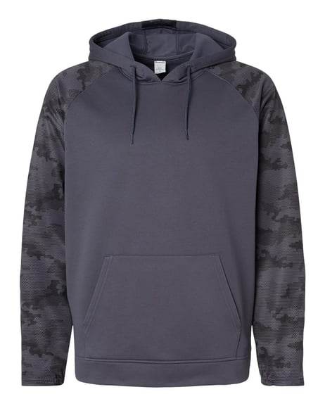 Front view of Tahoe Camo Fleece Hooded Sweatshirt