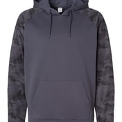 Front view of Tahoe Camo Fleece Hooded Sweatshirt